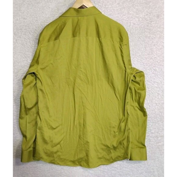 Kenneth Cole Awearness Mens Stretch Non Iron Slim Fit LS Button Up Shirt 15.5 - Picture 2 of 11